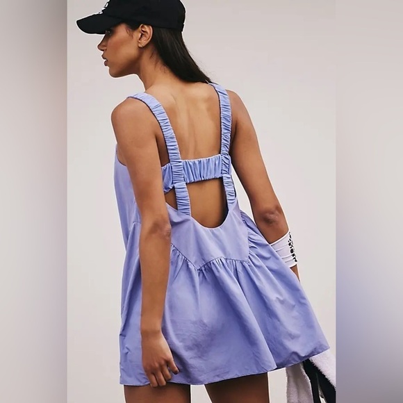 Free People One Two Punch Set Tennis Dress Lavender Fog 💜 Medium ✨ Rare - Picture 9 of 14